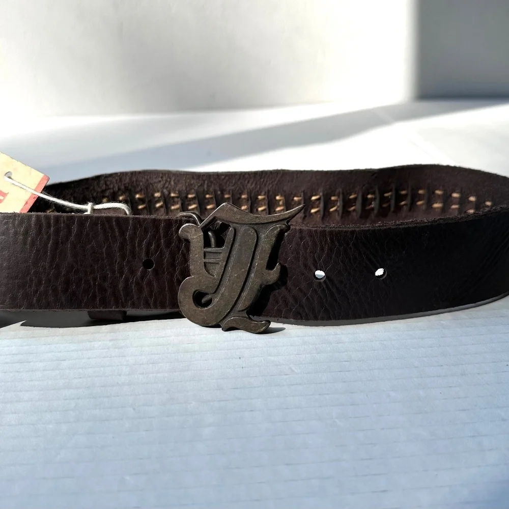 Replay & sons leather boy’s belt 26” NWT bold look⚡️